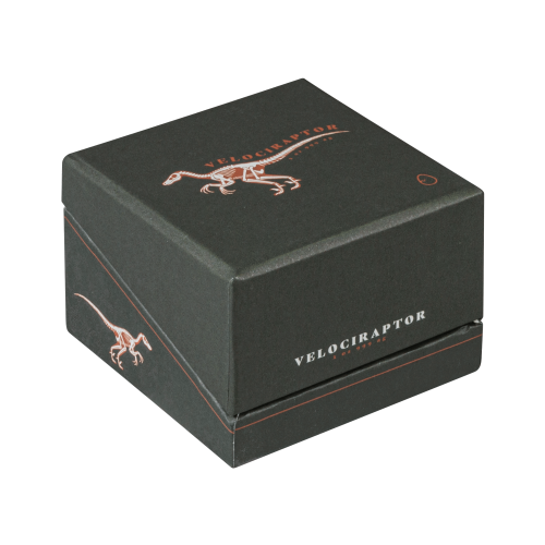 Thumbnail 2 troy ounce zilveren munt Velociraptor 2021 perspectief 3
