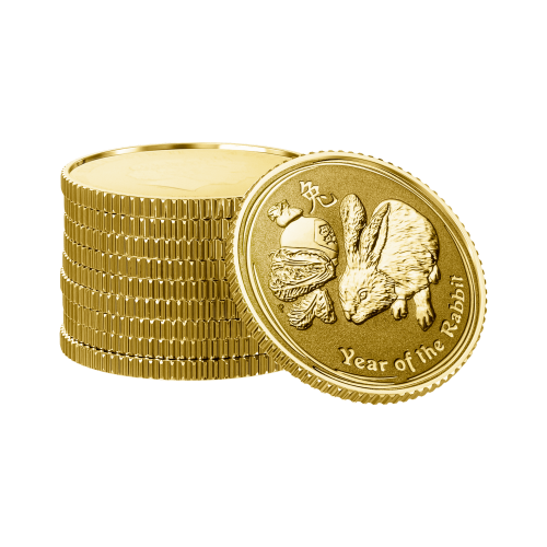 Thumbnail 1/10 oz Lunar Or 2011 angle 3