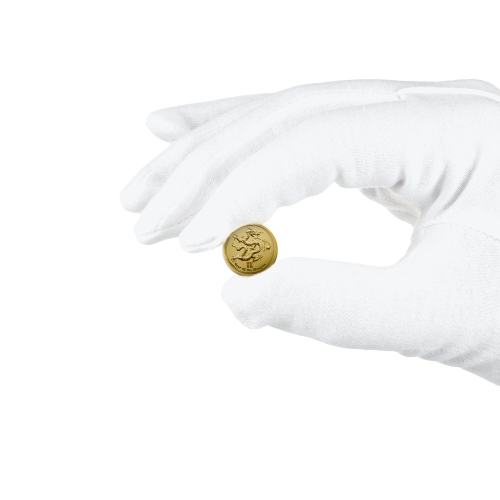 Thumbnail 1/10 oz Lunar Gouden Munt 2012 perspectief 4