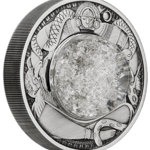 Thumbnail 2 troy ounce zilveren munt tranen van de maan 2021 perspectief 1