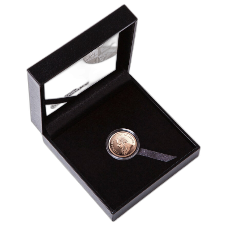 1/4 oz Krugerrand Proof Gouden Munt 2021 achterkant