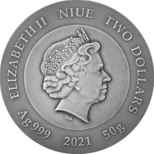 Thumbnail Silver coin Crypto mining 2021 angle 2