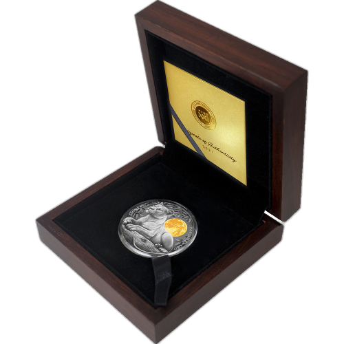 Thumbnail 2 troy ounce zilveren munt leeuwin 2021 perspectief 1