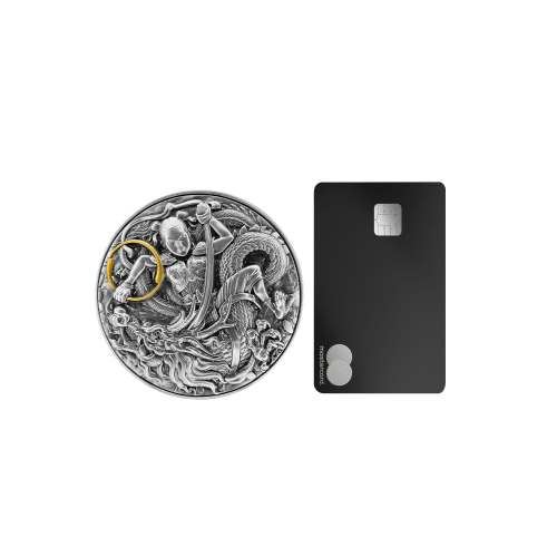 Thumbnail 2 troy ounce zilveren munt Ne Zha zoon van de drakenkoning 2021 perspectief 3