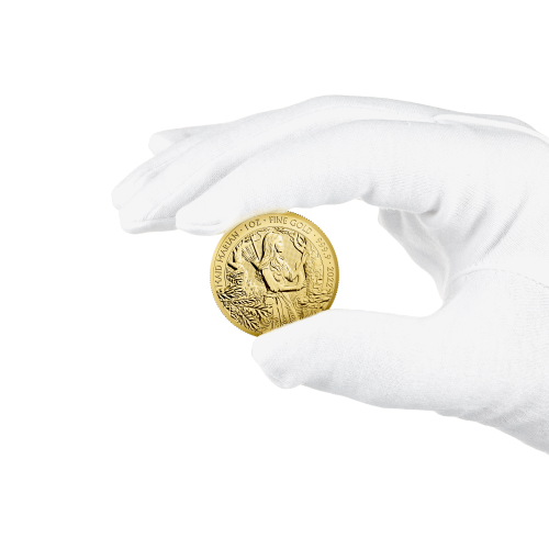 Thumbnail 1 oz Royal Mint Gouden Munt 2022 perspectief 4