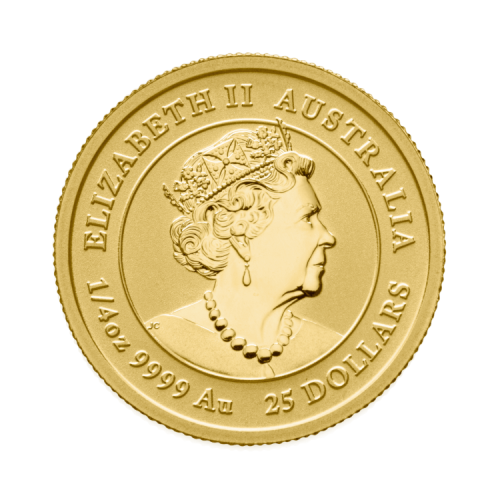 Thumbnail 1/4 oz Lunar Gold Coin 2022 back