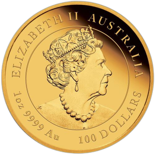 Thumbnail 1 oz Lunar Proof Gouden Munt 2022 perspectief 1