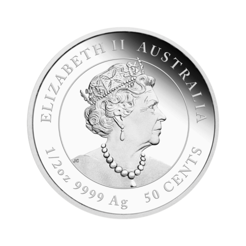 Thumbnail 1/2 oz Lunar Silver Coin 2022 back