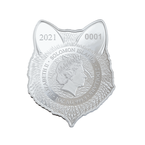 Thumbnail 1 troy ounce zilveren munt electric fox 2021 perspectief 1