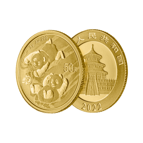 Thumbnail 3g Panda Gouden Munt 2022 perspectief 2
