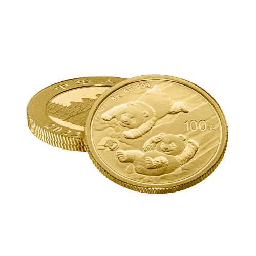 Thumbnail 8g Panda Gouden Munt 2022 perspectief 3