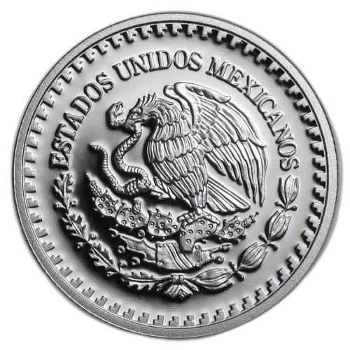 Thumbnail Mexican Libertad Zilveren Munt 2021 perspectief 1