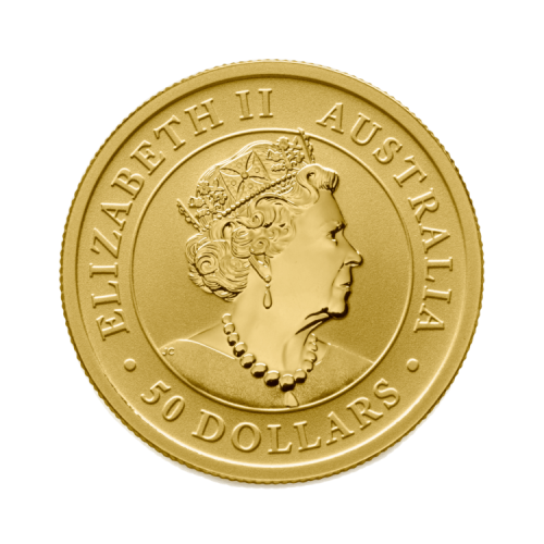 Thumbnail 1/2 oz Kangaroo Gouden Munt 2022 achterkant
