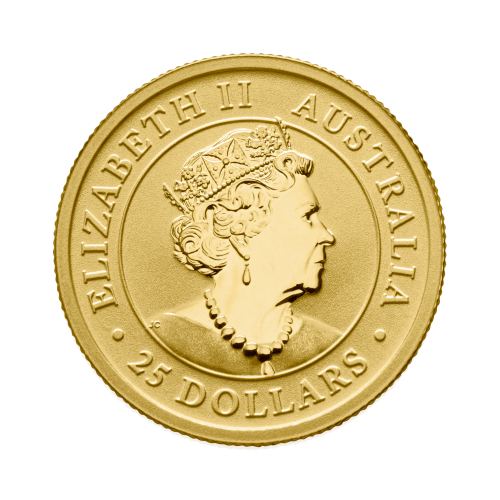 Thumbnail 1/4 oz gouden Kangaroo coin 2022 Elizabeth II