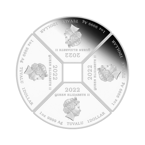 Thumbnail 4-Piece Set Year of the Tiger Quadrant 2022 back
