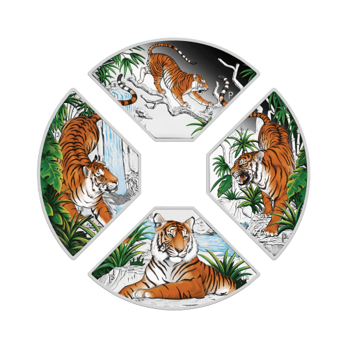 Thumbnail 4-Piece Set Year of the Tiger Quadrant 2022 angle 1