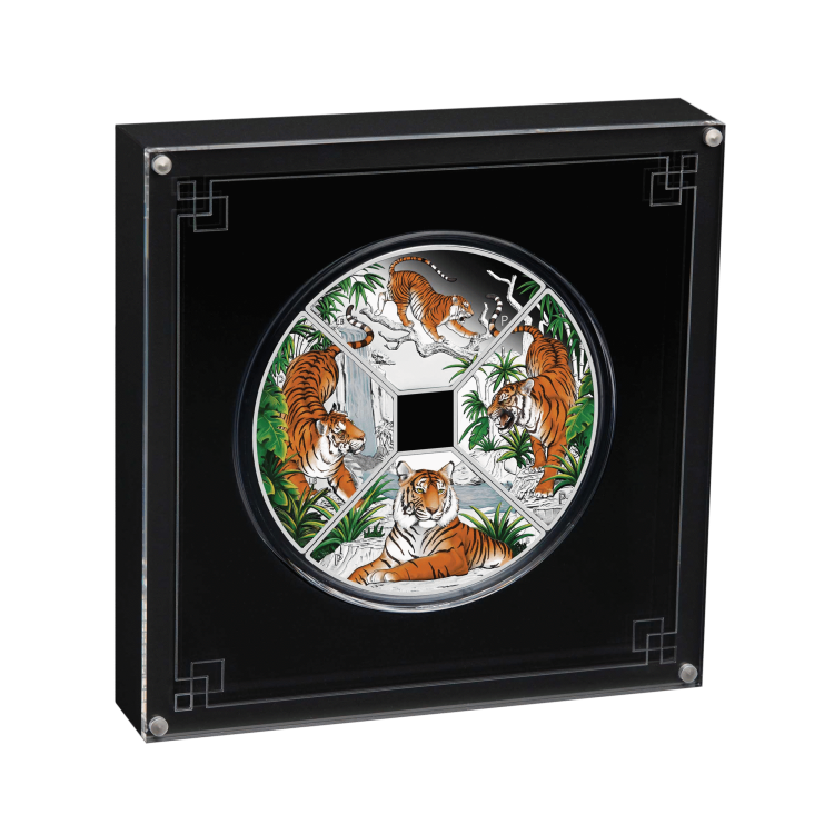 4-Piece Set Year of the Tiger Quadrant 2022 angle 3