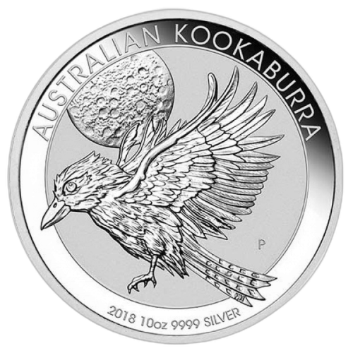 Thumbnail 10 oz Kookaburra Silbermünze 2018 front