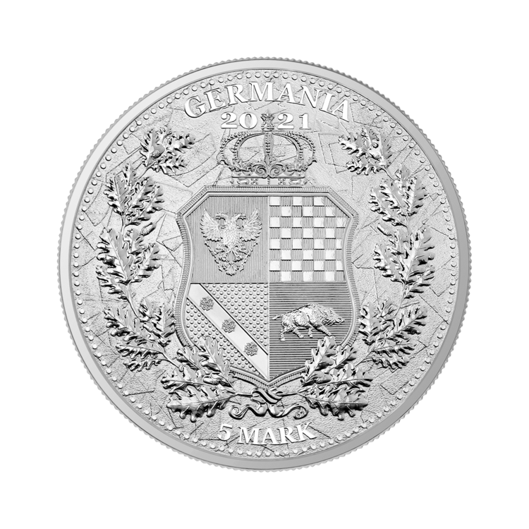 1 oz Germania Silver Coin 2021 back