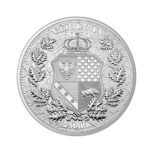 Thumbnail 1 oz Germania Silver Coin 2021 back