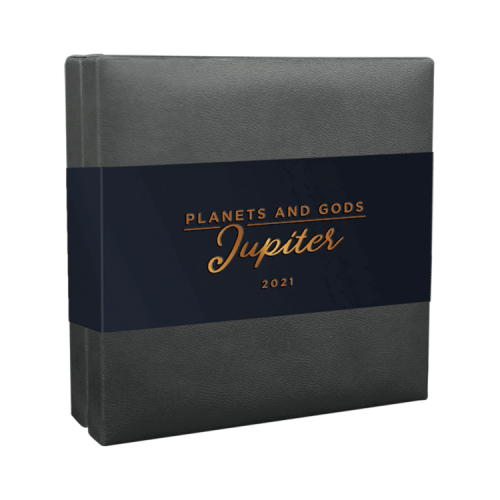 Thumbnail 3 troy ounce zilveren munt Jupiter 2021 - Antieke afwerking perspectief 4