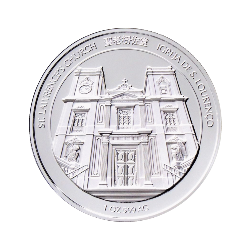 Thumbnail 1 oz Lunar Zilveren Munt 2022 achterkant