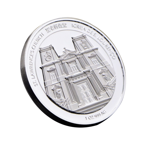 Thumbnail 1 oz Lunar Zilveren Munt 2022 perspectief 2