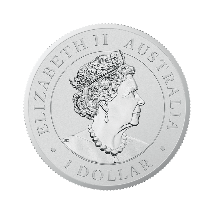 1 oz Koala Zilveren Munt 2022 achterkant