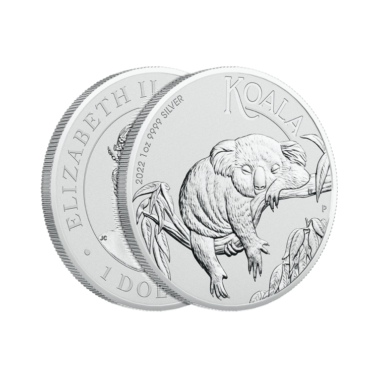 1 oz Koala Zilveren Munt 2022 perspectief 2