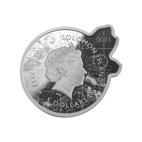 Thumbnail 2 troy ounce zilveren munt Orka 2022 achterkant