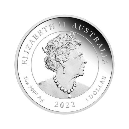 Thumbnail 1 troy ounce zilveren munt one love 2022 proof achterkant