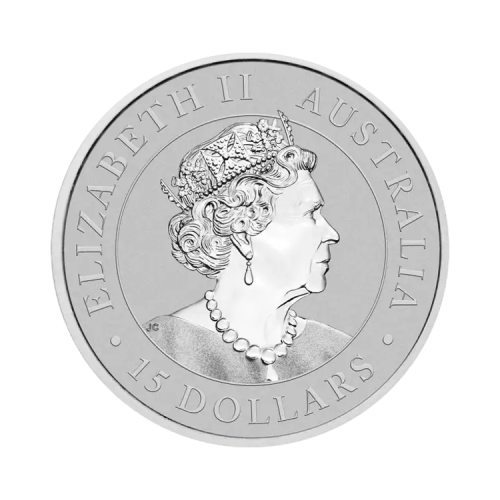 Thumbnail Kookaburra 1/10 troy ounce platina munt 2022 achterkant