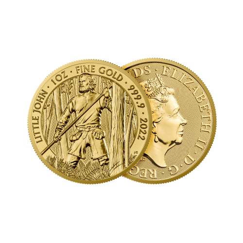 Thumbnail 1 oz Myths and Legends Gouden Munt perspectief 1