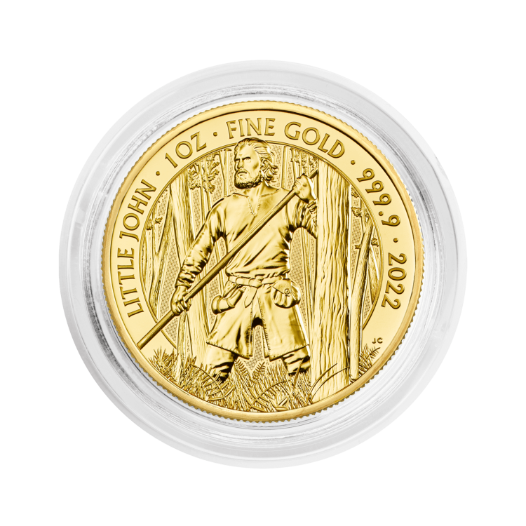 1 oz Myths and Legends Gouden Munt perspectief 2