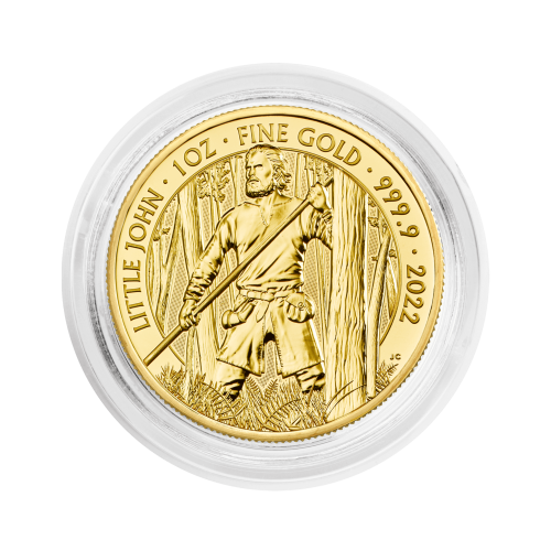Thumbnail 1 oz Myths and Legends Gouden Munt perspectief 2