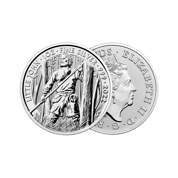 1 oz Myths and Legends Zilveren Munt perspectief 1