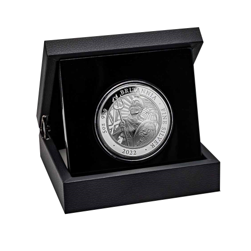 Thumbnail 5 oz Royal Mint Zilveren Munt 2022 perspectief 2