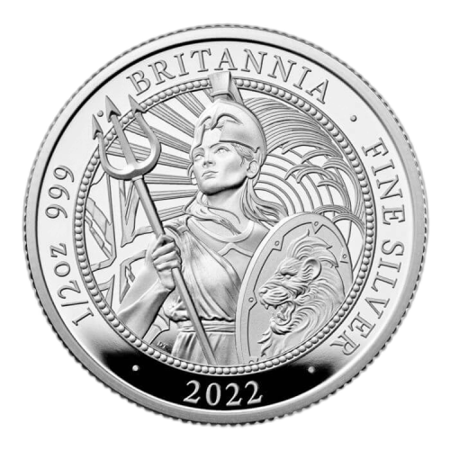 Thumbnail 6-delige zilveren Britannia set 2022 Proof perspectief 1