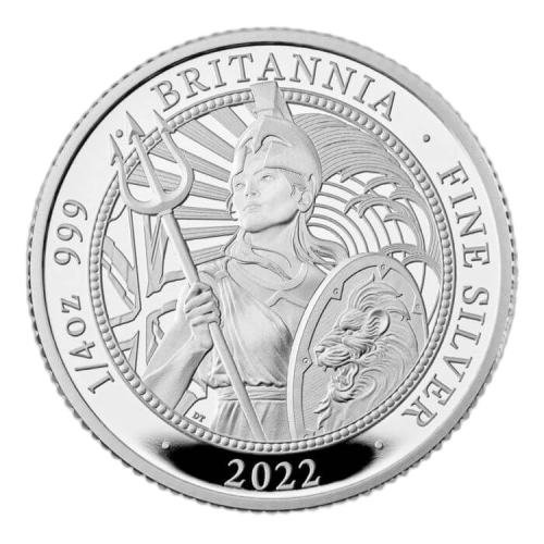 Thumbnail 6-delige zilveren Britannia set 2022 Proof perspectief 2