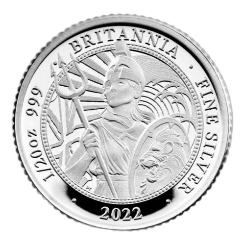 Thumbnail 6-delige zilveren Britannia set 2022 Proof perspectief 3