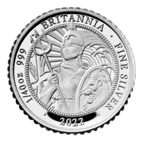 Thumbnail 6-delige zilveren Britannia set 2022 Proof perspectief 5