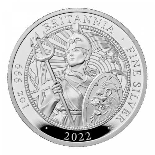Thumbnail 6-delige zilveren Britannia set 2022 Proof achterkant