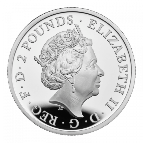 Thumbnail 6-delige zilveren Britannia set 2022 Proof perspectief 6