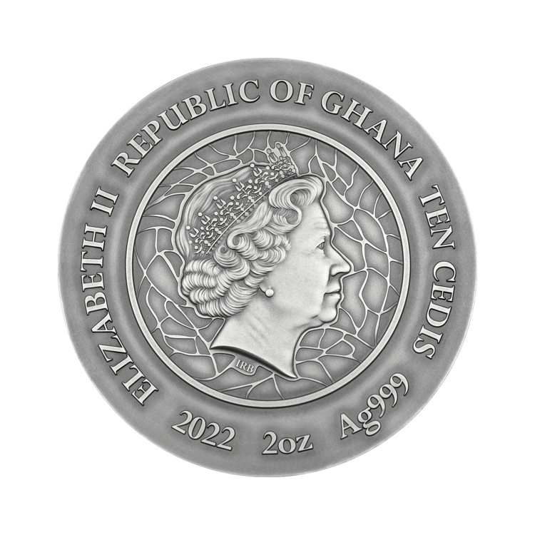 2 oz Schilderijen Zilveren Munt 2022 achterkant