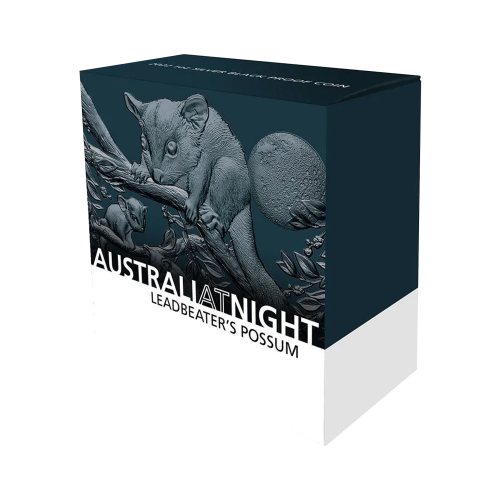 Thumbnail 1 troy ounce zilveren munt Leadbeater's Possum perspectief 4