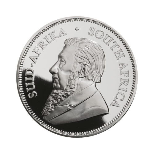 Thumbnail 2 oz Krugerrand Proof Zilveren Munt 2022 achterkant