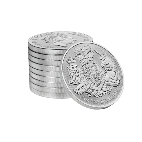 Thumbnail 1 oz Royal Mint Plata angle 1