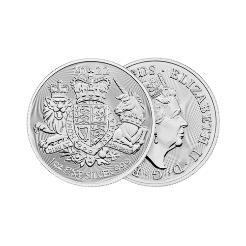 Thumbnail 1 oz Royal Mint Plata angle 2