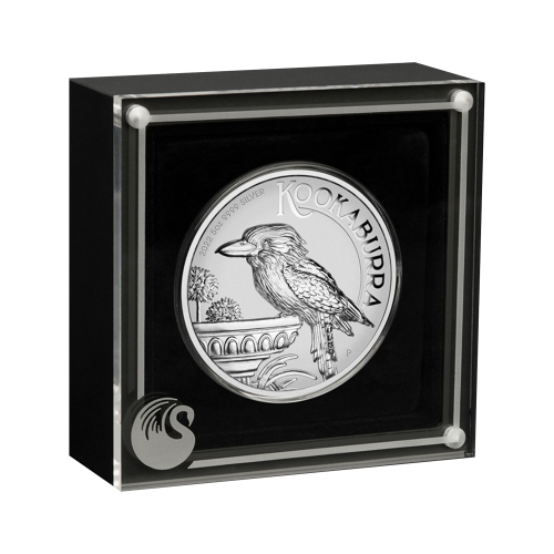 Thumbnail 5 oz Kookaburra Zilveren Munt 2022 perspectief 2