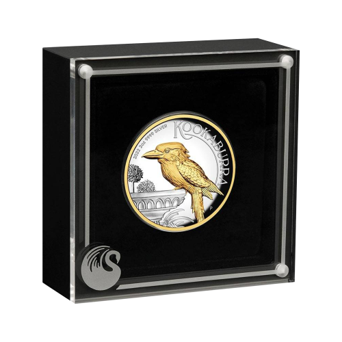 Thumbnail 2 oz Kookaburra Zilveren Munt 2022 perspectief 2